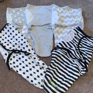 Bundle of 5 sleep sacks - size S/M (7-14lb)